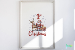 My First Christmas Sublimation Clipart Bundle Product Image 6