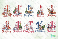 My First Christmas Sublimation Clipart Bundle Product Image 2