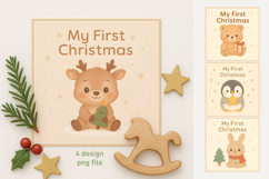 my first christmas card, baby’s first christmas Product Image 1
