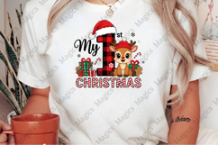My First Christmas Reindeer PNG Product Image 2