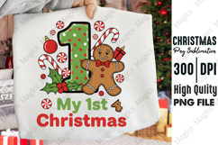 My First Christmas PNG Sublimation Product Image 1