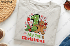 My First Christmas PNG Sublimation Product Image 3