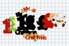 my first christmas Topper 3D SVG Product Image 3