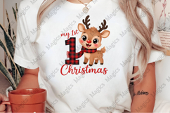 My First Christmas Reindeer PNG Product Image 2