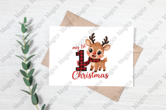 My First Christmas Reindeer PNG Product Image 3