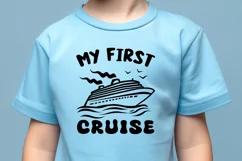 My First Cruise SVG - Family Vacation for Kids, Nautical Png Product Image 2