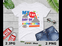 My First Day Of Kindergarten Png, Kindergarten Quote Product Image 3