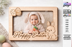 My First Easter Photo Frame Laser Cut | Easter Picture Frame Product Image 1