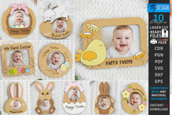 My First Easter Photo Frames Laser Cut Bundle | Kids Laser Product Image 1