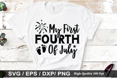 My First Fourth Of July SVG - 4th Of July Design Product Image 1
