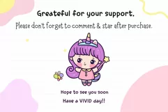 My first Halloween with Cute unicorn Halloween clipart Product Image 4