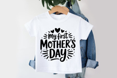 My First Mother&#039;s Day SVG | Baby SVG | Newborn SVG Product Image 3