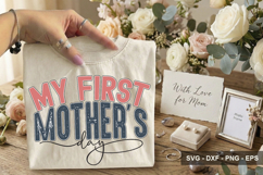 My First Mother’s day - Mother's Day SVG Design Product Image 2