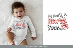 First New Year for Baby Shirt Design Product Image 1