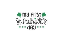 My First St Patrick's Day SVG Cut File Product Image 1
