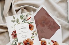 Christmas Floral Bouquets, Watercolor Winter Arrangements Product Image 4