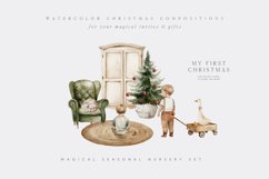 Watercolor Babies &amp; Kids, Nursery Watercolor Clipart Product Image 4