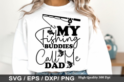 Fishing Dad Shirt SVG Bundle - Fishing Dad Shirt SVG Design Product Image 9