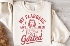 My Flabbers Have Been Gasted PNG SVG,Vintage Retro Funny Product Image 5