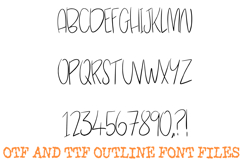 My Girl Friend Font Handwriting Doodle Lettering ABC OTF Product Image 2