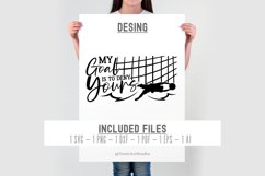 Goalkeeper Soccer SVG | My Goal Is to Deny Yours Cut File Product Image 2