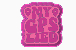 My GPS Lied Freshie/Soap Mold Housing STL Product Image 3