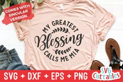 My Greatest Blessings Call Me Mia SVG | Grandma Shirt Product Image 2