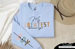 My Greatest Blessings Sleeve SVG, Mother's Day SVG Design Product Image 3