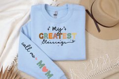 My greatest blessings Sleeve SVG, Motherhood art SVG Product Image 3