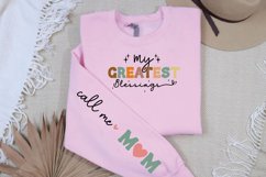 My greatest blessings Sleeve SVG, Motherhood art SVG Product Image 2