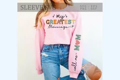 My greatest blessings Sleeve SVG, Motherhood art SVG Product Image 1