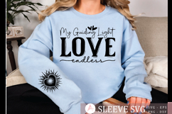 My guiding light love endless Sleeve Svg Design Product Image 1