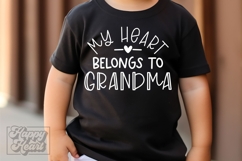 My Heart Belongs To Grandma SVG PNG - Pass Me To Grandma Product Image 2