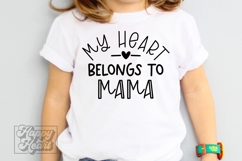 My Heart Belongs To Mama SVG PNG - Pass Me To Mama Product Image 1