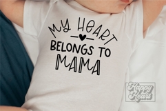 My Heart Belongs To Mama SVG PNG - Pass Me To Mama Product Image 4