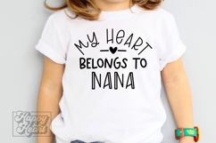 My Heart Belongs To Nana SVG PNG - Pass Me To Nana Product Image 5