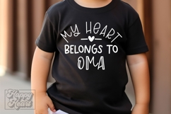 My Heart Belongs To Oma SVG PNG - Pass Me To Oma Product Image 1