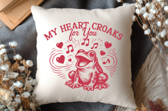 Romantic Frog SVG Bundle | Valentine Frog Quotes | Funny PNG Product Image 10