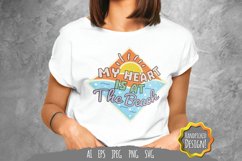 My Heart is at The Beach SVG Product Image 1