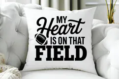 My Heart Is on That Field SVG | American Football SVG Product Image 5