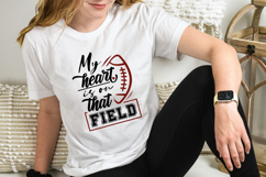 My Heart is on That Field Football SVG Quote Product Image 3