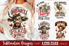 Sarcastic Valentine PNG Funny Sublimation 4 Designs Product Image 4