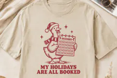 My Holidays Are All Booked SVG, Christmas Bookish Funny PNG Product Image 2