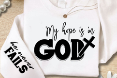 My Hope Is In God SVG Design Product Image 3