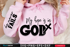 My Hope Is In God SVG Design Product Image 1