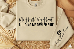 My hustle my heart building my own empire Sleeve SVG Design Product Image 3