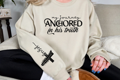 My journey anchored in His truth Sleeve SVG Design Product Image 2