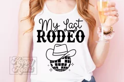 My Last Rodeo SVG - Nashville Bachelorette - Nashty Bride Product Image 3