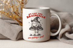 My Last Two Braincells are Casting a Spell SVG, Funny Wizard Product Image 3