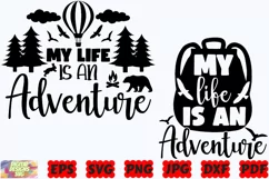 My Life Is An Adventure SVG | Travel SVG | Adventure SVG Product Image 1